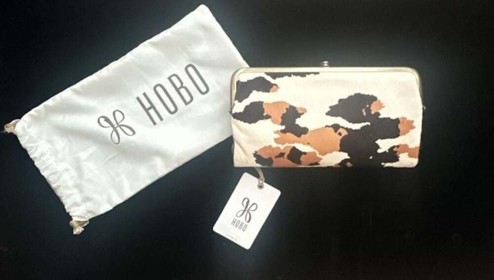 HOBO Lauren Clutch Wallet - Cow Print Haircalf